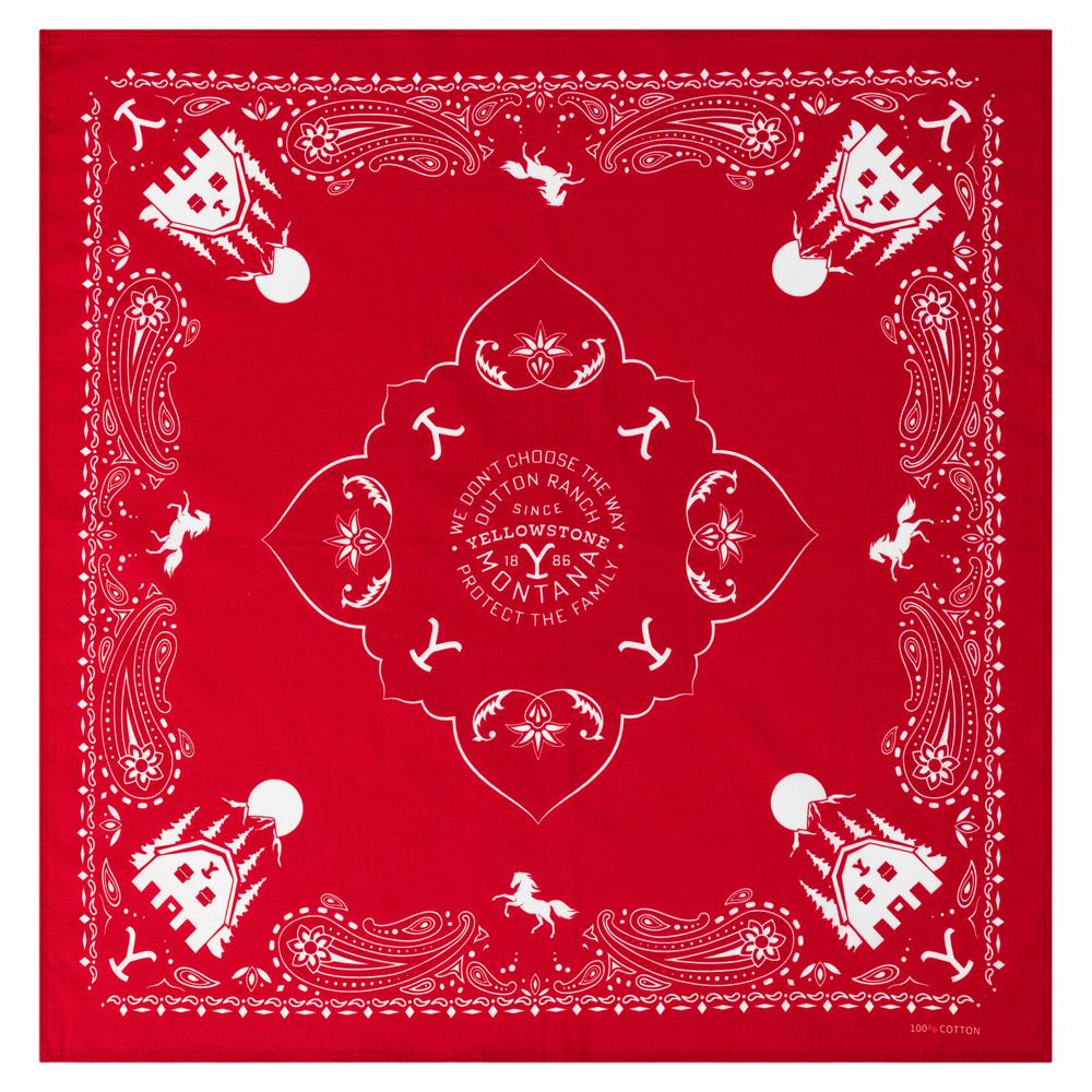 Bandana Yellowstone Rood