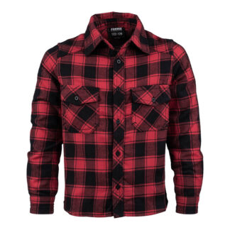 Kinder Houthakkers shirt rood